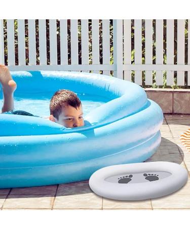 Inflatable Foot Bath for Pool - Portable Pool Feet Washer - White Inflatable Basin with Pump Foot Soaking Bath Basin for Swimming Pool Clean Feet - Buy Online on GoSupps.com