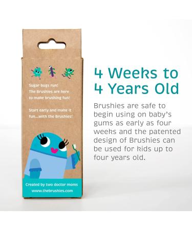 Buy The Brushies Toothbrush for Babies & Toddlers - Mint Flavor | Best International Shipping - Buy Online on GoSupps.com