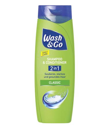 Wash & Go 2in1 Shampoo & Conditioner Classic 1 x 400ml daily hair care for clean strong and healthy hair