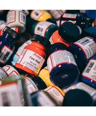 Angelus Leather Paint Starter Kit - Set of 12 (1 oz) Bottles - Buy Online on GoSupps.com