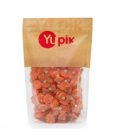 Yupik Gummy Jelly Mandarins 1 kg Sugary Coating Sweet Citrus Flavor Soft & Chewy Gummies Sweet Candy Halloween Treats Delicious Snack Ideal for Gifting Baking & Holidays