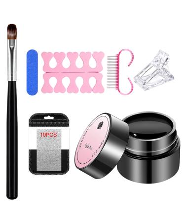 Qutalmi Nail crack repair 5g adhesive gel brush tweezers strengthening gel for women with cracked and damaged nails manicure daily care