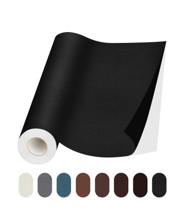 Lifeshoon Leather Repair Patch  17X79 inch Self Adhesive Leather Repair  Large Leather Repair Tape for Couches  Furniture  Car Seats  Cabinets  Wall  Handbags (17X79 inch  Black) 17X79 inch Black