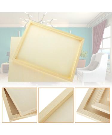 6PCS 12x16 Inch Wood Painting Panels - Craft Canvas Panel Boards for Arts & Crafts - Buy Online on GoSupps.com