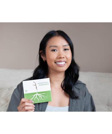 Eco-Friendly Floss Picks 200 Picks Twin Floss Design Double Action Dental Floss Picks Plant Based Adult Floss - Buy Online on GoSupps.com