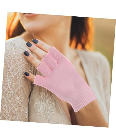 Healeved 1 Pair Moisturizing Gloves Gloves for Men Moisture Gloves for Hands Overnight Collagen Hand Spa Gloves Gel Mitten Gel Hand Gloves Hand Pink Fingerless Miss - Buy Online on GoSupps.com