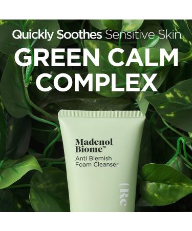 SKINRxLAB Madenol Biome Anti Blemish Foam Cleanser - BHA Face Wash for Acne and Redness Control - Oil Control Deep Cleaning Cleanser - 6.76 fl.oz - Buy Online on GoSupps.com