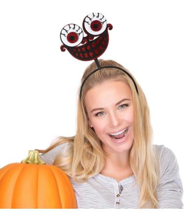 Big Mouth Eyeball Hairband Halloween Themed Headband Halloween Party Headpiece Halloween Witches Hat Headband for Halloween Costume Cosplay Party Favors - Buy Online on GoSupps.com