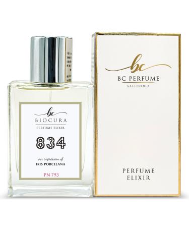 BC Perfume 834 Inspired by Iris Porcelana For Women & Men Fragrance Dupes Eau de Parfum Bottle 1.7 Fl Oz/50ml