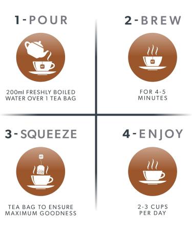 Nutra Tea - Ginger & Ginseng Tea - 120 Tea Bags - Herbal Tea (6 Pack) 6 Pack (120 Tea Bags) - Buy Online on GoSupps.com