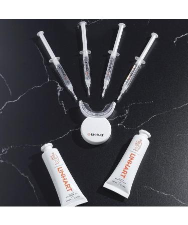 LINHART Teeth Whitening Kit with LED Light and Whitening Gel - Professional Dental Whitening System with Hydrogen Peroxide - Buy Online on GoSupps.com