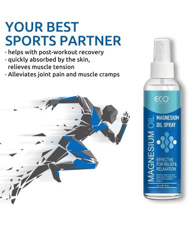 Pure Magnesium Oil Spray Topical Magnesium Spray Magnesium Oil for Feet Skin & Body Easy to Absorb and Use Women & Men - Buy Online on GoSupps.com