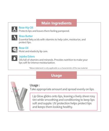 Lip Glow 3.3g - Moisturizing Lip Care Treat-ment Balm with Natural Pink Color 2 - Buy Online on GoSupps.com