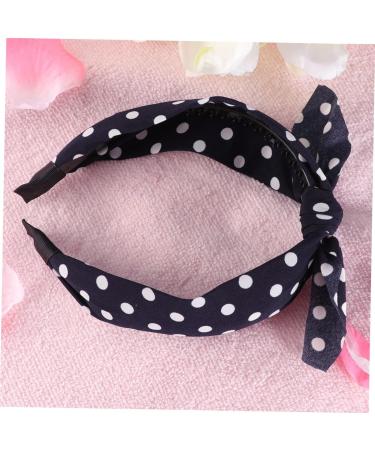 MAGICLULU Women Hair Hoop Bowknot Hair Band Hair Accessories Black and White Stripes Head Headband Women's Korean Version - Buy Online on GoSupps.com