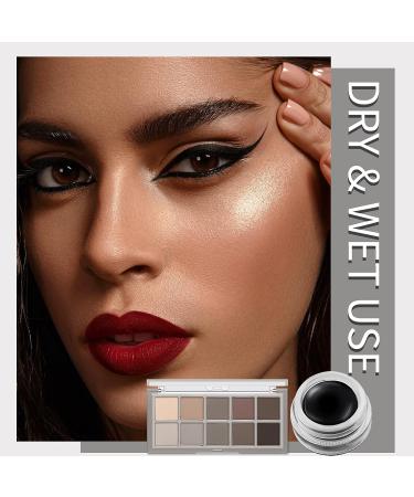 3PCS Erinde Eye Makeup Gel Eyeliner Brushes Set - Fine Angled, Ultra Fine Bent, Angled Eye Define Brushes - Synthetic Bristles Makeup Tool Kit - Buy Online on GoSupps.com