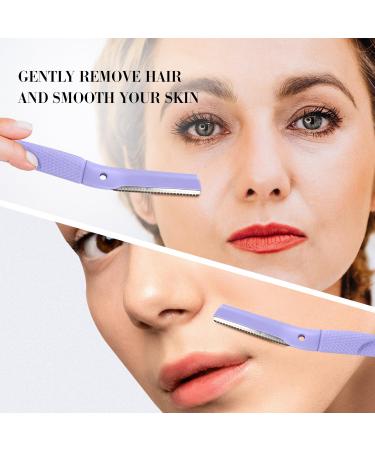 Buy Metal Eyebrow Razors for Women - Professional Dermaplaning Tool with Comfortable Handle & 2 Free Blades | International Shipping Available - Buy Online on GoSupps.com