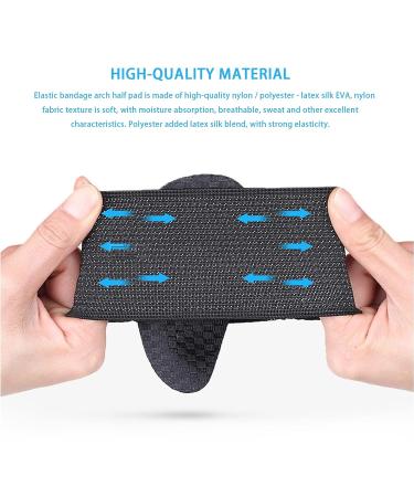 Plantar Fasciitis Relief Arch Support Brace - Orthotic Support for Foot Pain, Flat Feet, High Arches, Fallen Arches, Heel Fatigue - 1 Pair (Men, Women, Unisex) - Buy Online on GoSupps.com