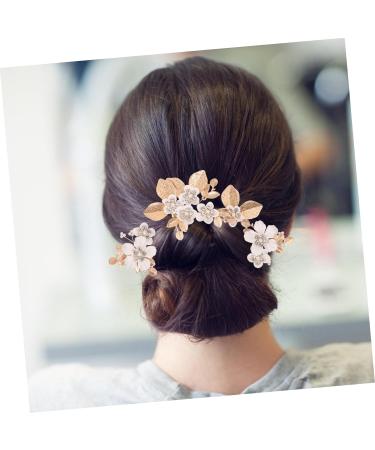 Beavorty 1 Set Leaves and Flowers Hair Comb Decorative Hair Combs Hair Accessories for Headpiece for Wedding Decoration Hair Combs for Women Accessories Girl Headpiece Bride Headdress - Buy Online on GoSupps.com