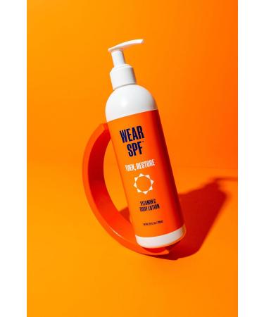 Vitamin C Body Lotion - Restorative Exfoliation Treatment with Lactic Acid & Urea for Hydrated Skin - 12 oz - International Shipping Available - Buy Online on GoSupps.com