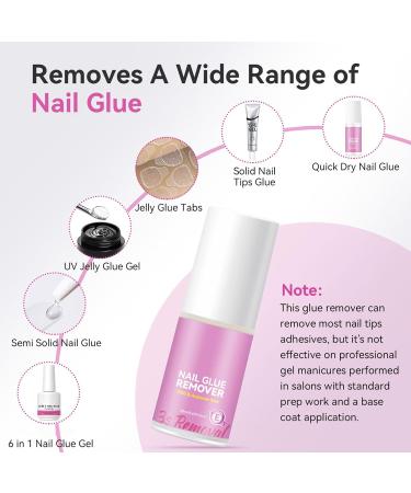  Dewireaey Nail Glue Remover for Pressed Nails | 20ml Sticky Gel Cleansing Spray | Gentle Manicure and Pedicure Remover for Beginners and Professionals Daily Use - Buy Online on GoSupps.com
