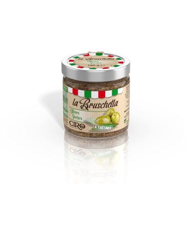 CIRO BRUSCHETTA GREEN OLIVES 180 G