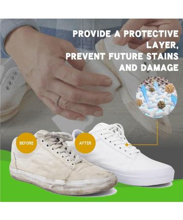Sneaker White Shoe Cleaner White Shoe Cleaning Cream Multifunctional Stain Removal Cream Multifunctional Stain Removal Cream with Sponge Decontaminate Solid Cleaning Paste for Shoes Clothes Sofa - Buy Online on GoSupps.com