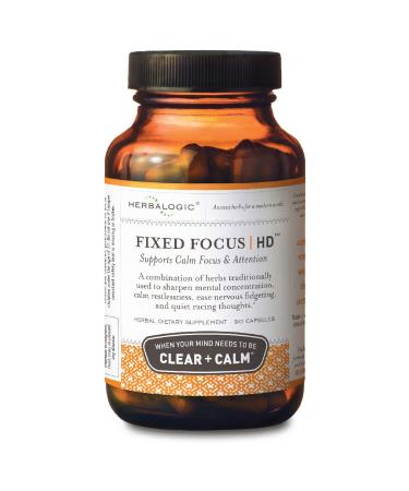 Fixed Focus HD Herb Capsules - Supports Calm Attention & Sustained Mental Focus - Contains White Tea a Naturally Balanced Source of L-Theanine & Caffeine - 90 Cap Count 90 Count (Pack of 1)