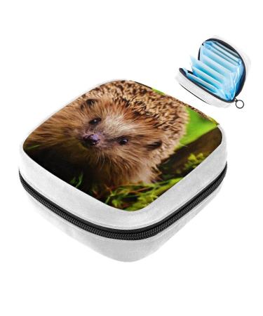 GIAPB Sanitary Napkin Storage Bag Period Bag Tampon Bag Makeup Bag Pad Pouch Animal Forest Picture Color656