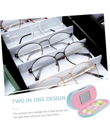 Buy SOLUSTRE Tweezers & Double Layer Glasses Case - PU Leather Eyeglass Frame for Kids | International Shipping Available - Buy Online on GoSupps.com