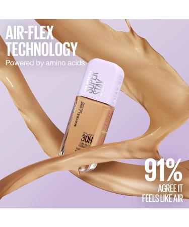  Maybelline Maybelline New York - Long-lasting liquid foundation - Ultra-resistant - Luminous matte finish - Enriched with Amino Acids - All skin types - Superstay 30H Lumi-Matte - Shade: 335-35 ml - Buy Online on GoSupps.com