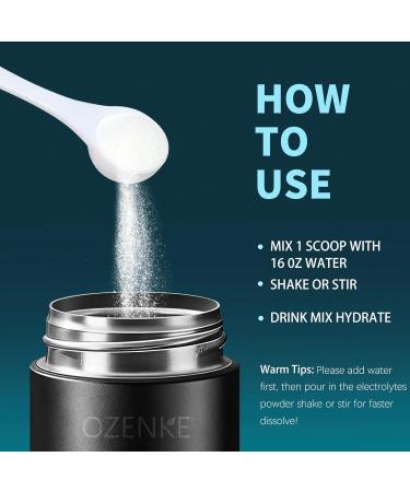 OZENKE Electrolytes Powder Packets Hydration Packets Electrolytes Powder No Sugar Portable Electrolyte Drink Mix for Rapid Hydration Low Sodium 0 Calorie 7 Flavors 20 Sticks&100 Servings - Buy Online on GoSupps.com