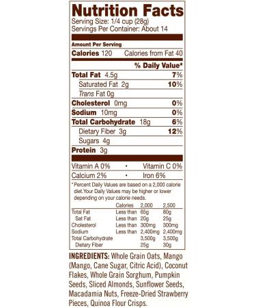 Bob's Red Mill - Style europ en de muesli sans Gluten libre Tropical - 14 once. - Buy Online on GoSupps.com