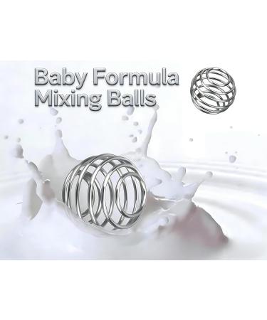 Lot de 5 m langeurs de formule boule shaker prot in e milkshake pour biberon en acier inoxydable 304 pour petit shaker - Buy Online on GoSupps.com