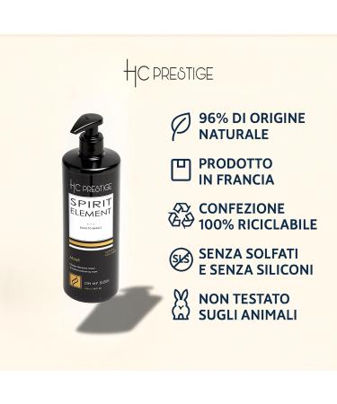  HC PRESTIGE Oh My Sleek - Smoothing Mask for Dry and Damaged Hair 500ml - Deep Keratin & Marine Collagen Treatment - Made in France - Sulfate-Free for Curly Hair - Buy Online on GoSupps.com