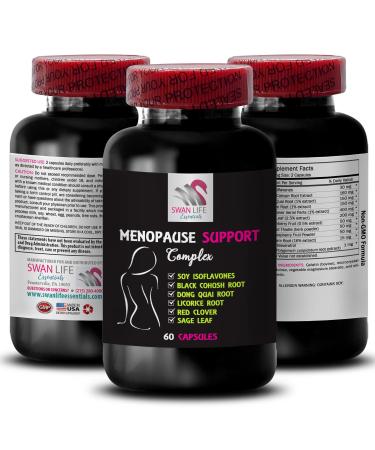 MENOPAUSE SUPPLEMENTS FOR WOMEN - blessed thistle chasteberry fruit wild yam root menopause relief herbs red raspberry night sweats relief menopause support complex menopause support 1Bot