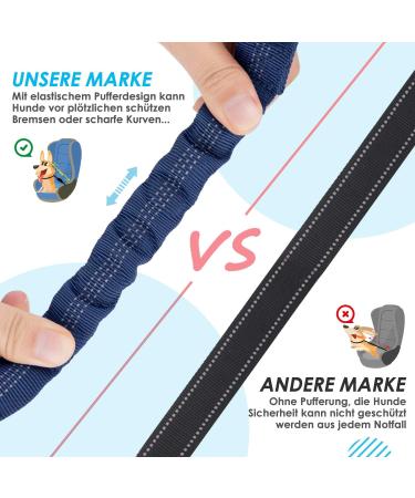 Slowton 2-in-1 Dog Car Seat Belt - Durable Adjustable Reflective Tangle-Free for Medium Dogs - Travel Safely in Style! - Buy Online on GoSupps.com