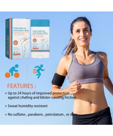 GkgWuxf Anti Chafe Stick Waterproof AntiChafe Stick Travel Size Gel Lotion Portable Protective Cream For Thighs Arms Runners Walking Running - Buy Online on GoSupps.com