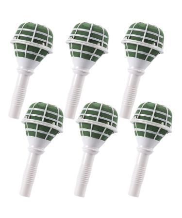 Juvale 6 Pack Foam Bouquet Holders for Artificial Flowers for Wedding, Floral Arrangements, Gardening Supplies (3.2 x 7 x 3.2 in)