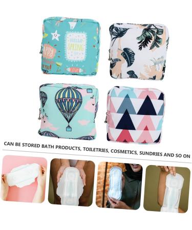 Lurrose 12-Piece Storage Bag for Women | Bandages Tampons & Money Exchange | High Capacity Travel Cosmetic Bag for Teens - Buy Online on GoSupps.com