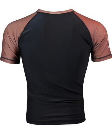 LIONTEK Brown BJJ Rash Guard | X-Large Brazilian Jiu Jitsu Compression Shirt - Buy Online on GoSupps.com