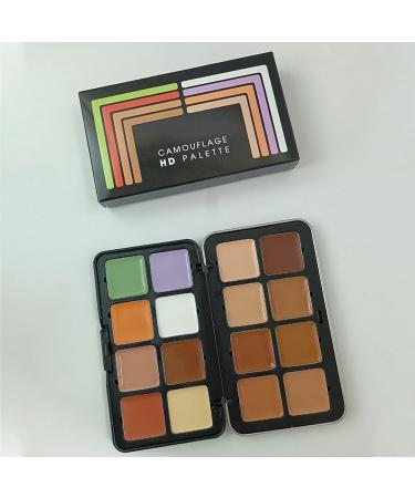 Concealers cream makeup contouring - 16-color face contouring and highlighter palette. Long-lasting hydrating cream concealer palette for imperfections. - Buy Online on GoSupps.com