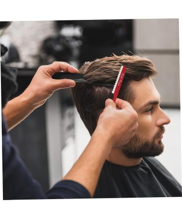 Minkissy 11-Part Hair Cutting Tool Holder Set - Premium Hair Razors & Thinning Tools - 17.5x2cm Red - International Shipping Available - Buy Online on GoSupps.com