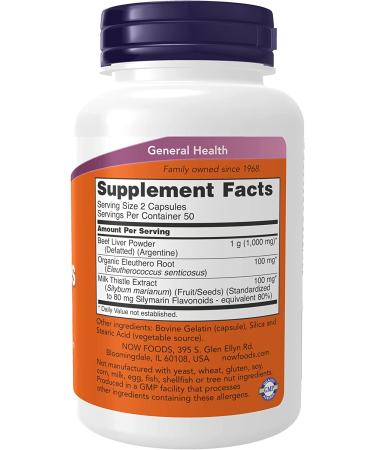 Now Foods Liver Caps - 100 Capsules for Liver Support | Buy Now - Buy Online on GoSupps.com