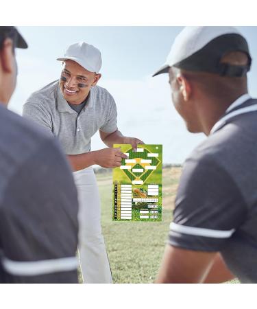 Magnetic Baseball Dugout Board Set - 100 Lineup Cards, 80 Tabs, 2 Hooks, 2 Markers - Coach Display for Softball/Baseball Game - Buy Online on GoSupps.com