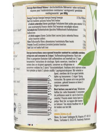 Biona Organic Chilli Black Beans 410g - Buy Online on GoSupps.com