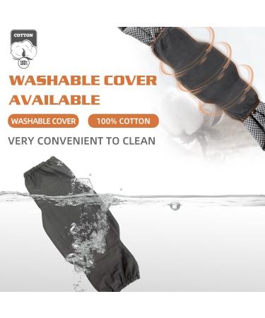 UNCN Neck Heating Pad 29 * 6.6 for Neck Pain Relief - Washable Cover, Microwavable Wraps for Shoulders, Thermacare Heat Pack for Headache - Cordless & Portable - Grey - Buy Online on GoSupps.com