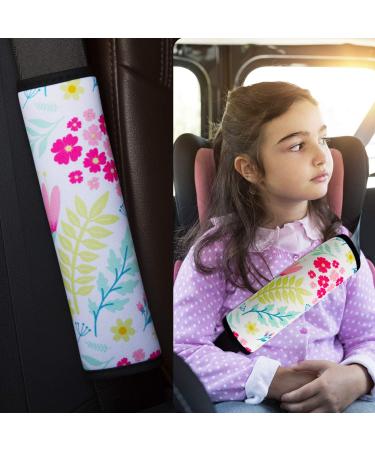 Belt Cushion for Children - Car Seat Belt Pad Cover & Backpack Shoulder Pad | Cute Patterns for Girls | 1 Piece - Buy Online on GoSupps.com