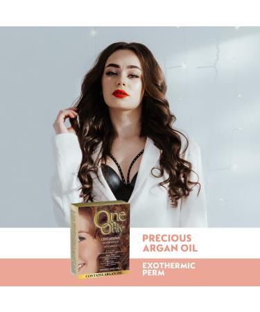 One 'n Only Exothermic Perm with Argan Oil for Firm Curls - Self-Heating Formula | Shine, Manageability, No Perm Odor - Buy Online on GoSupps.com