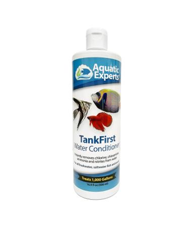 TankFirst Complete Aquarium Water Conditioner - Fish Water Conditioner, Instantly Removes Chlorine, Chloramines, Ammonia and Nitrites from Fish Tanks Regular 500 ml - Treats 1,000 Gallons