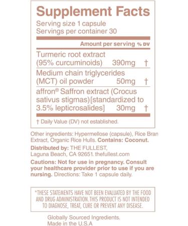 THE FULLEST - Gentle Being Bundle - Saffron Capsules + Saffron Threads - Boosts Mood Energy and Focus Gluten-Free & Vegan Sugar-Free 30-Day Supply - Buy Online on GoSupps.com